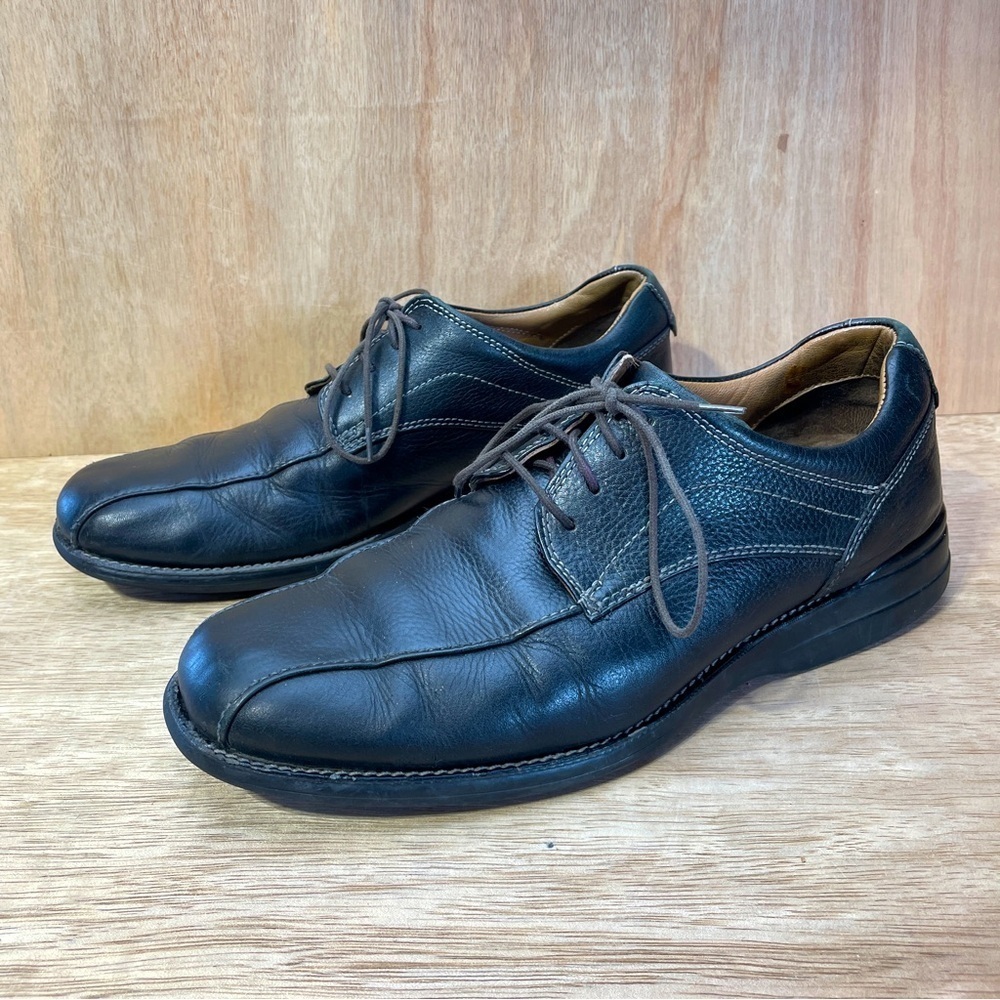 Johnston & Murphy Leather Shoes Men’s 10M Oxfords Black Comfort